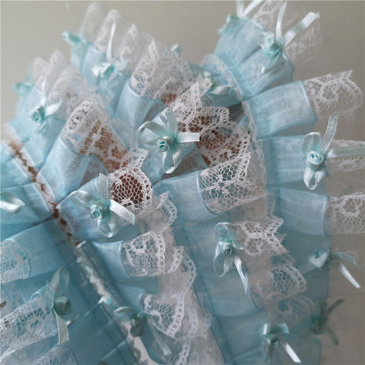 Pleated Lace Fabric Ribbon