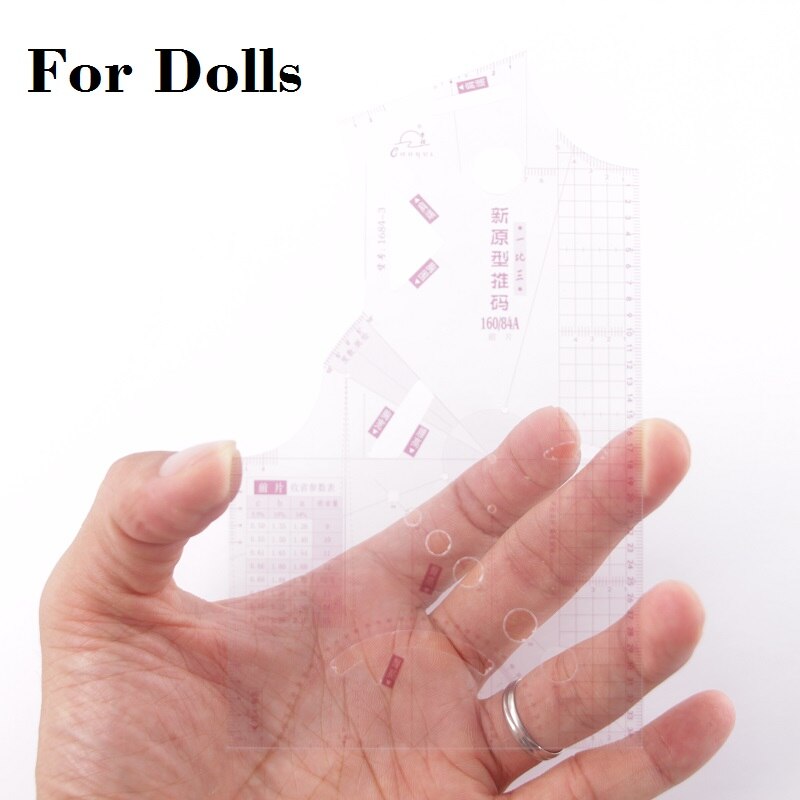 Fashion Ruler Pattern Making for Doll/Small Clothing