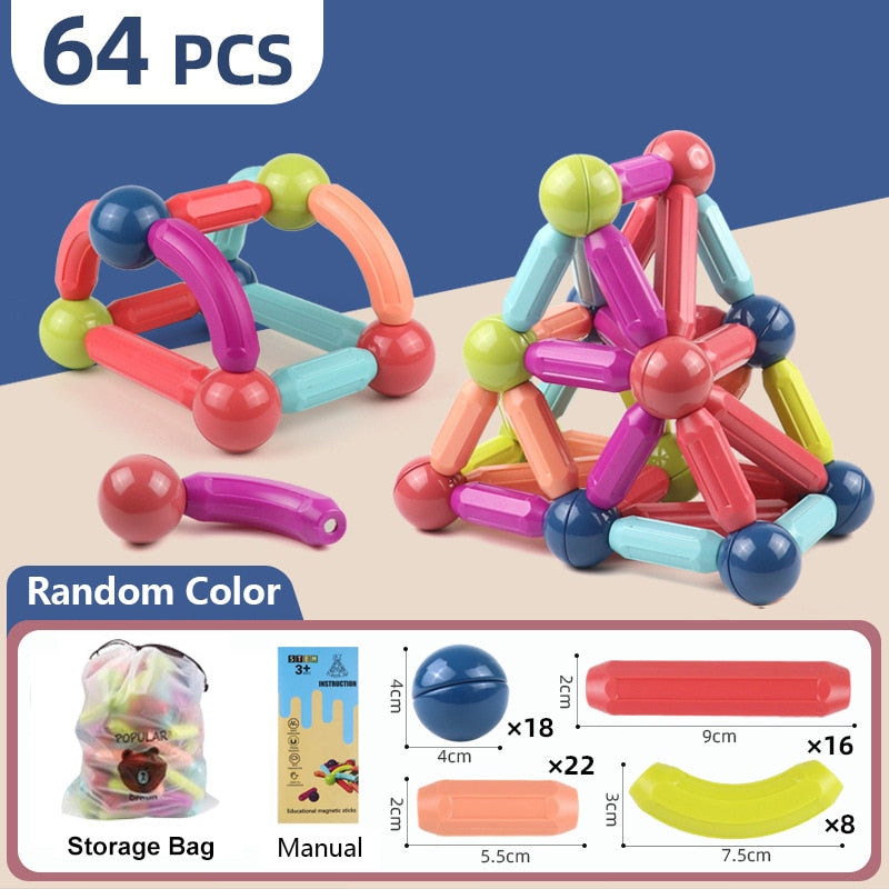 Magic Magnetic Building Blocks