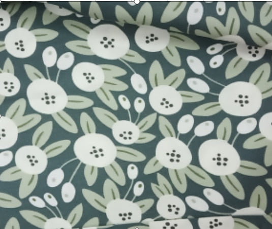 Floral and Patterned Cotton Fabric 50x80cm