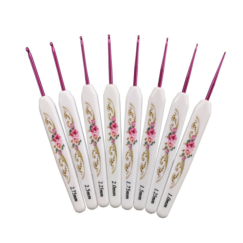 Aluminum Crochet Hooks Set (8 or 16pc.)