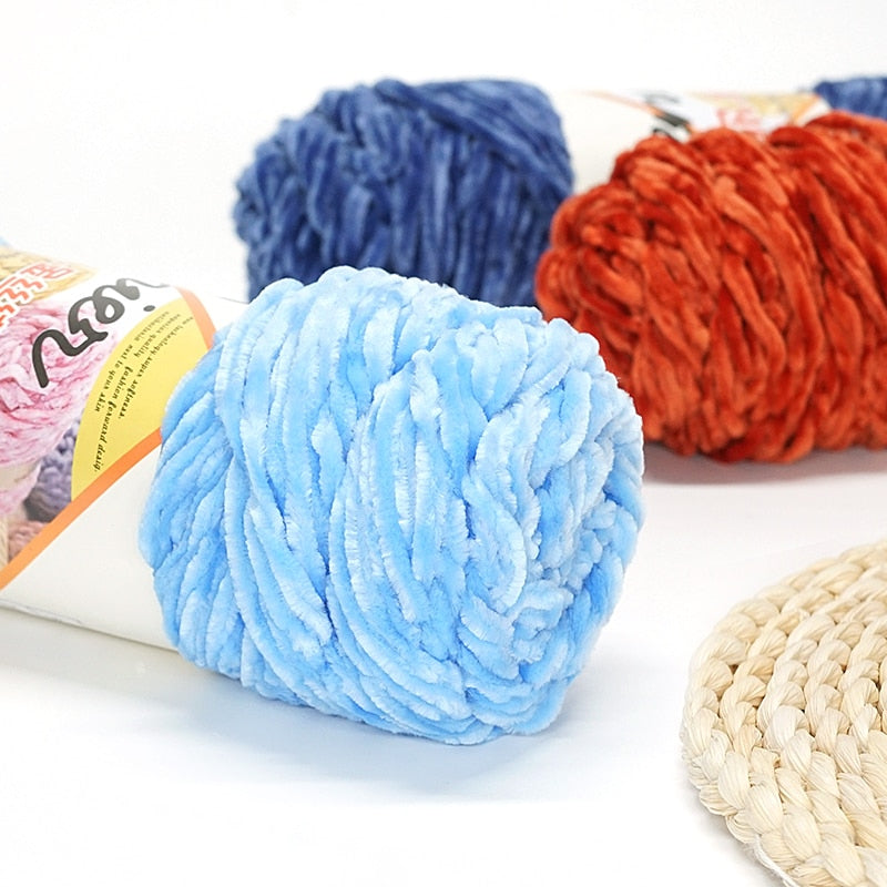 Chenille Velvet Acrylic Blended Yarn Anti-Pilling/Anti-Static/Eco-Friendly