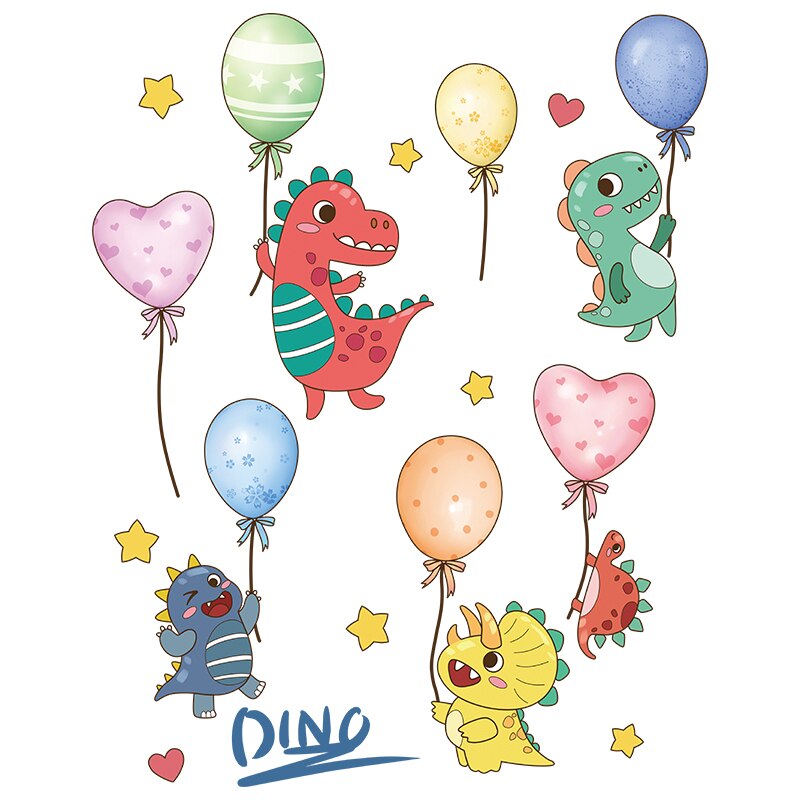 Cartoon Dinosaur Wall Stickers