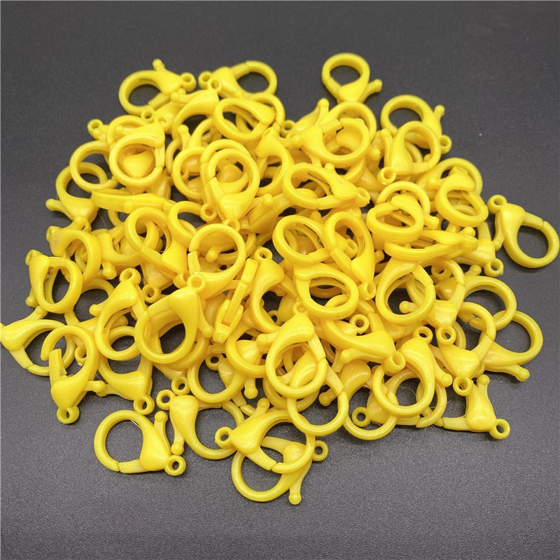 10Pcs 26mm Plastic Lobster Clasp Hooks