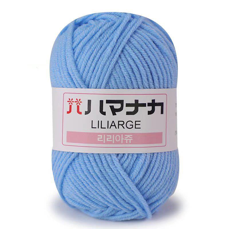 Soft Milk Cotton Knitting Yarn Anti-Pilling High Quality