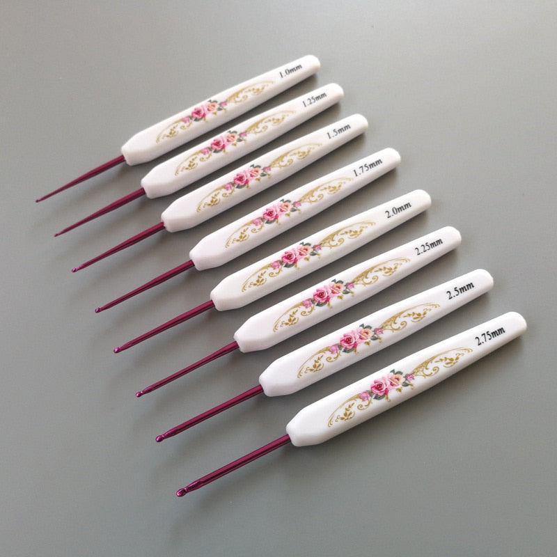 Aluminum Crochet Hooks Set (8 or 16pc.)