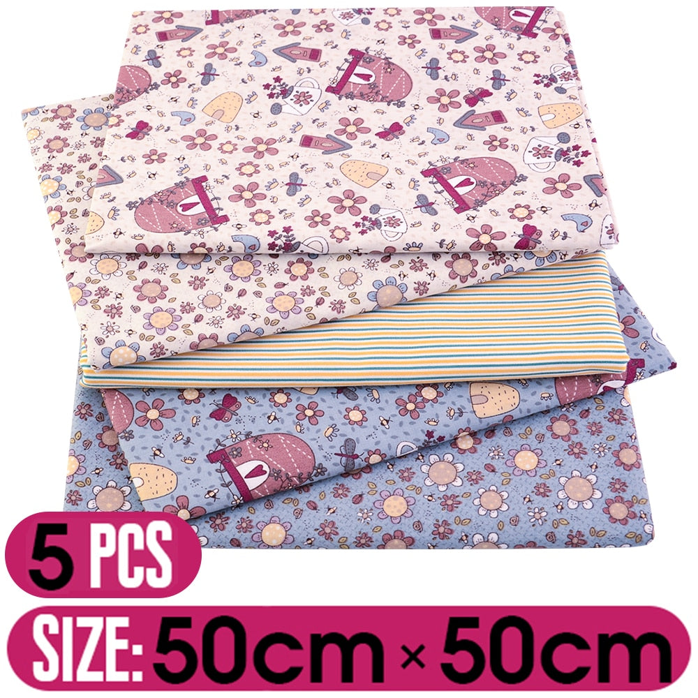 50pcs/Pack Cotton Fabric