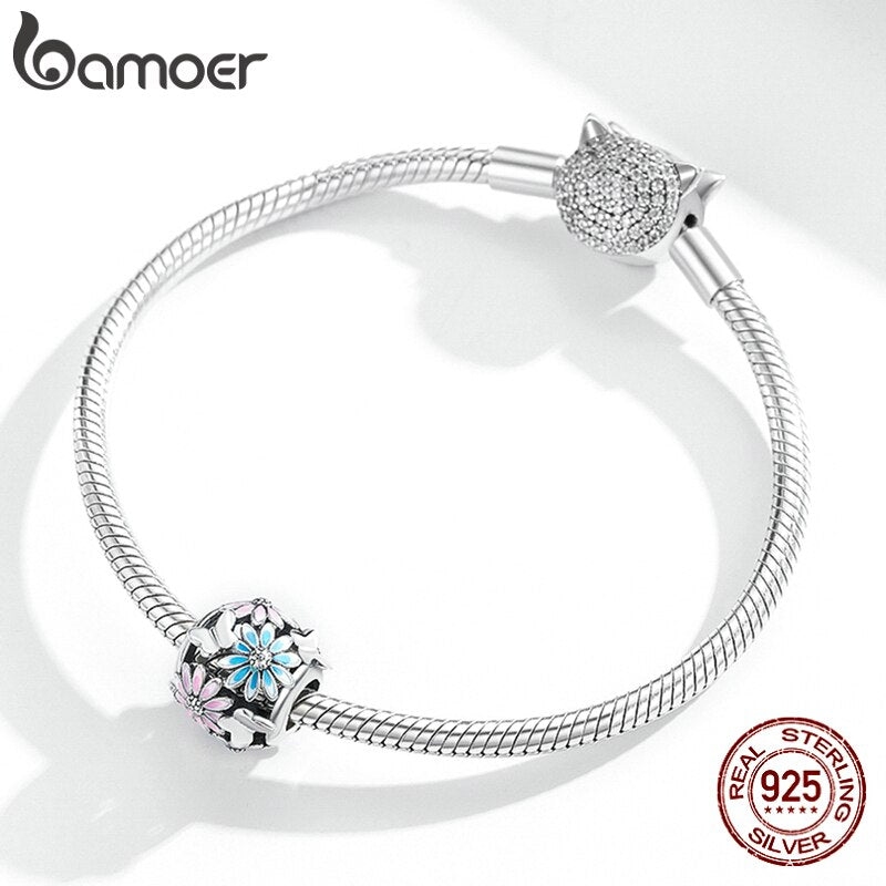 Bamoer Bracelet Romantic Enamel Charms (style option)