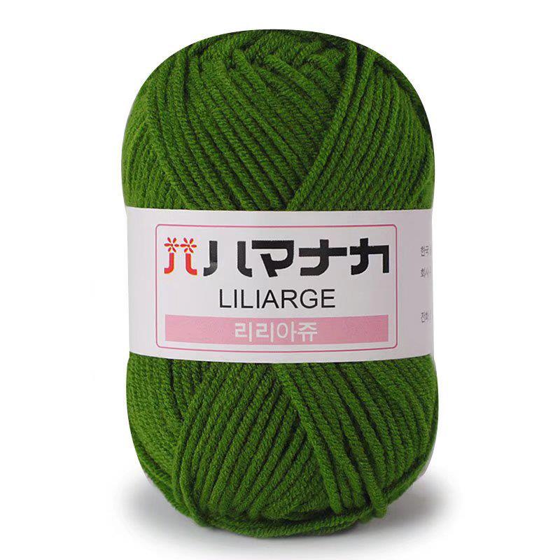 Soft Milk Cotton Knitting Yarn Anti-Pilling High Quality