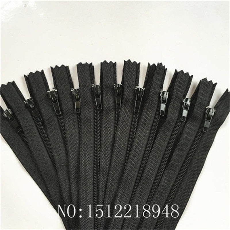 Nylon Zippers (10/pack, 20-60cm)