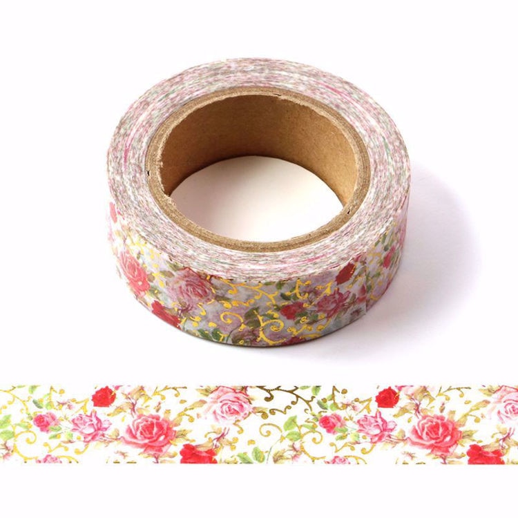 Variety Pattern Decorative Tape (15mmx10m, color/style options)