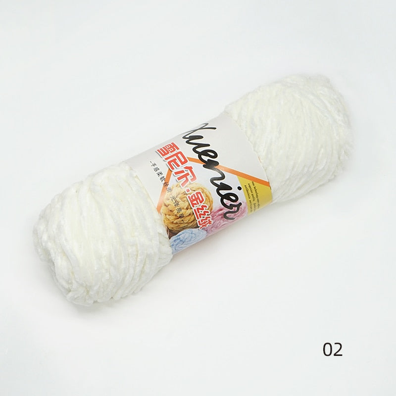 Chenille Velvet Acrylic Blended Yarn Anti-Pilling/Anti-Static/Eco-Friendly