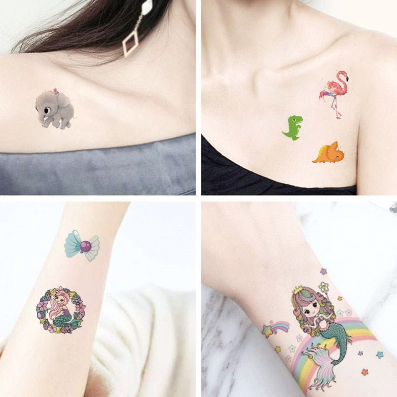 10 Pack Fake Tattoo Stickers