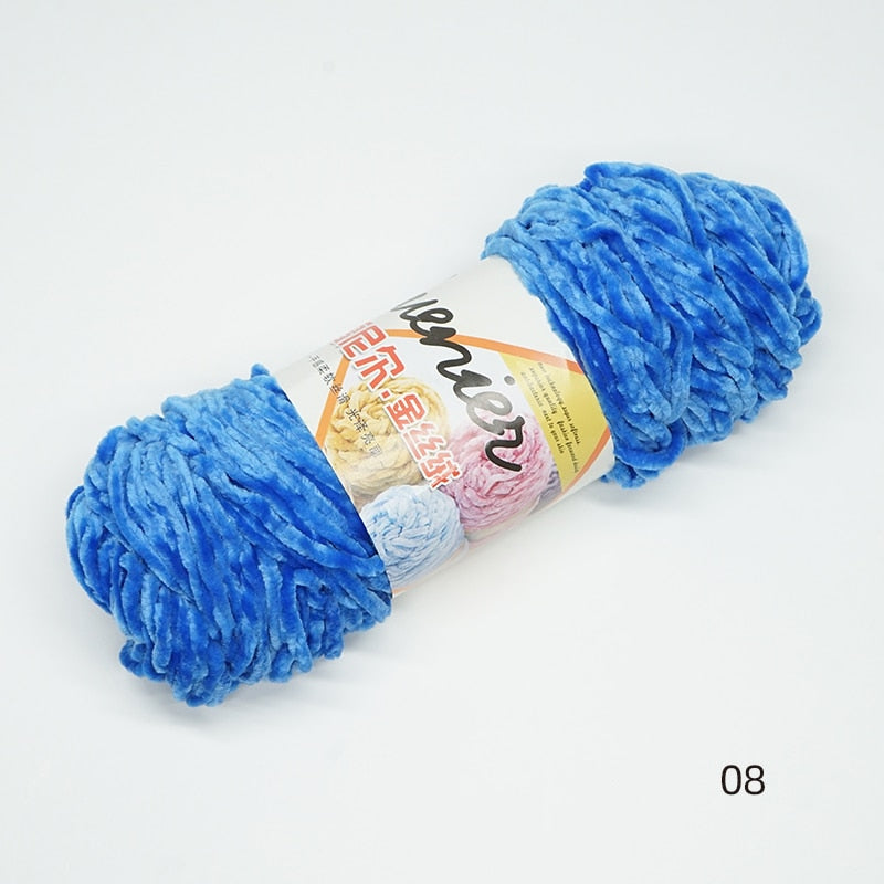 Chenille Velvet Acrylic Blended Yarn Anti-Pilling/Anti-Static/Eco-Friendly