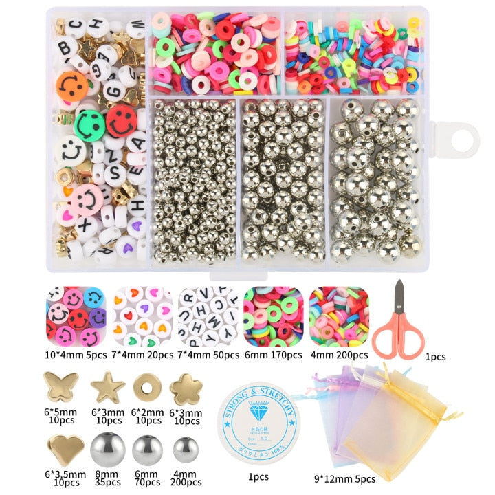 15 Style Mix Polymer Clay Acrylic Jewelry Making Kits