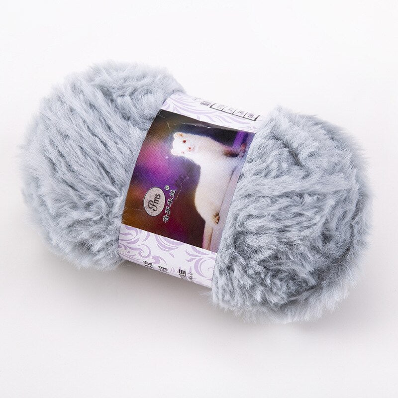 Faux Fur Mohair Cashmere Wool Yarn