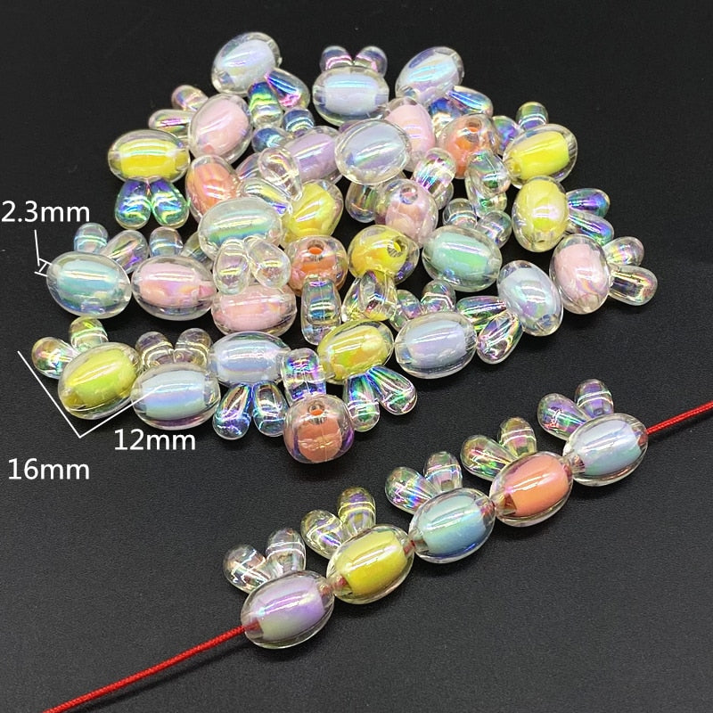 Acrylic Beads (shape/color options, 20/pack)