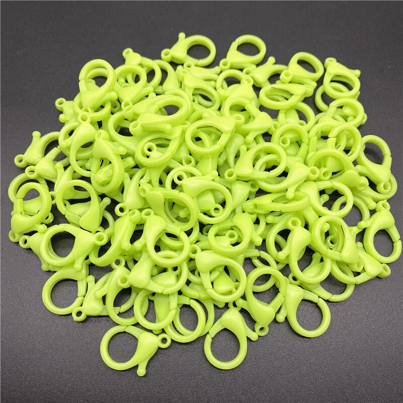 10Pcs 26mm Plastic Lobster Clasp Hooks