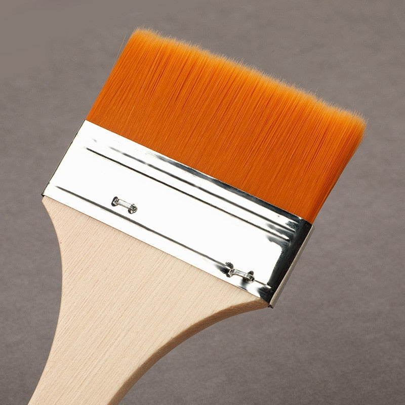 Wooden Nylon Paint Brushes (12/set)