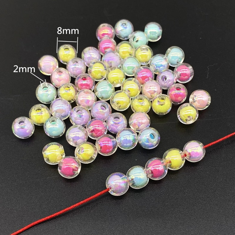 Acrylic Beads (shape/color options, 20/pack)