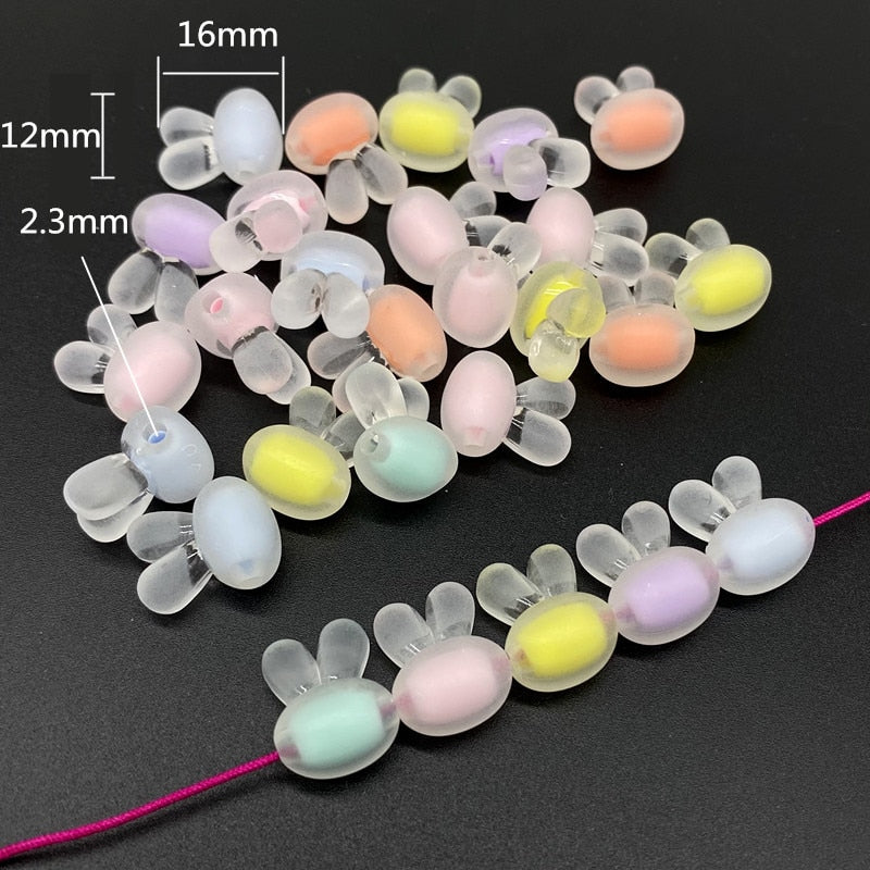 Acrylic Beads (shape/color options, 20/pack)