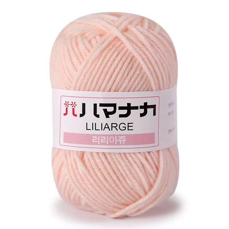 Soft Milk Cotton Knitting Yarn Anti-Pilling High Quality