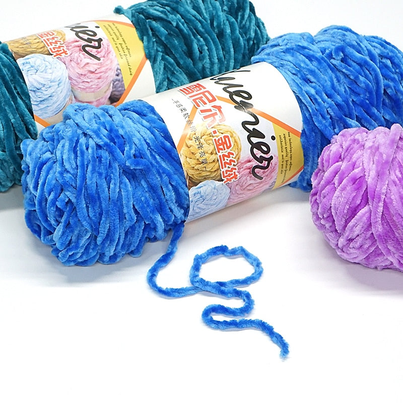 Chenille Velvet Acrylic Blended Yarn Anti-Pilling/Anti-Static/Eco-Friendly