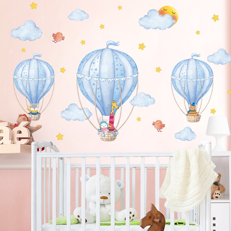 Hot Air Balloons Wall Stickers