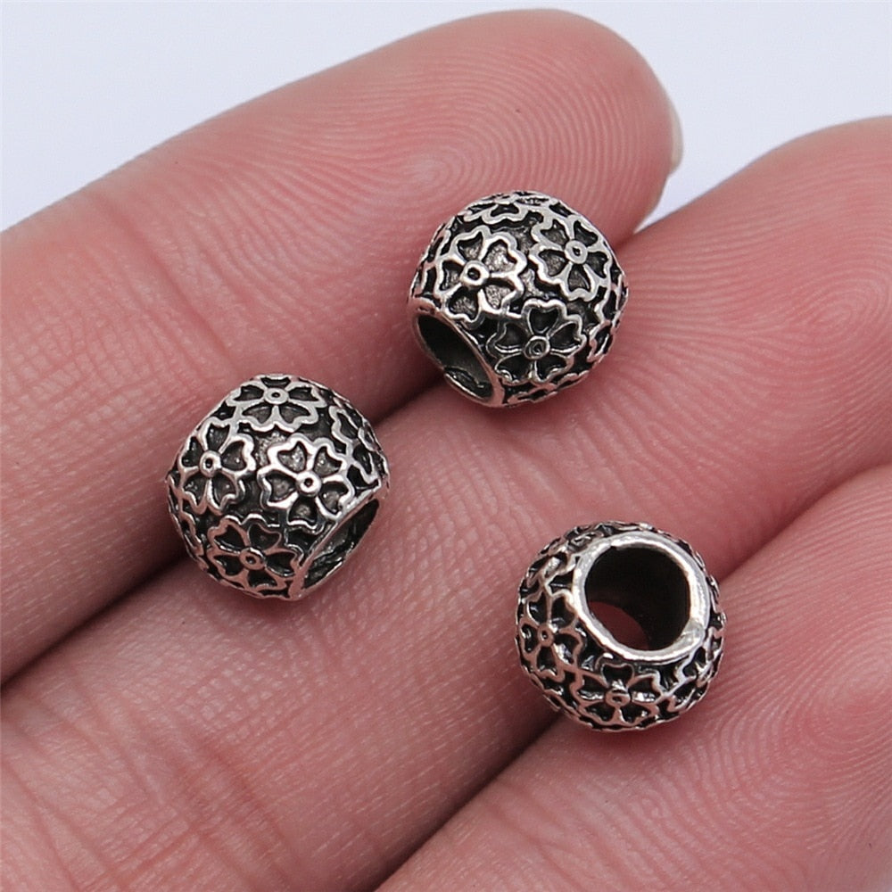 Antique Silver Spacer Beads (20/pack)