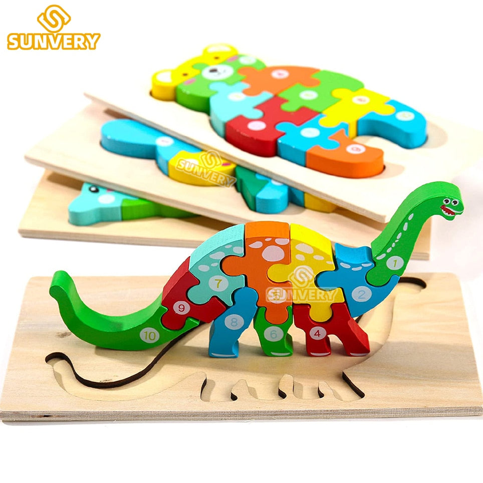 Montessori Wooden Puzzles