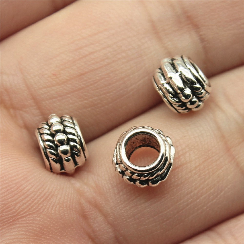 Antique Silver Spacer Beads (20/pack)