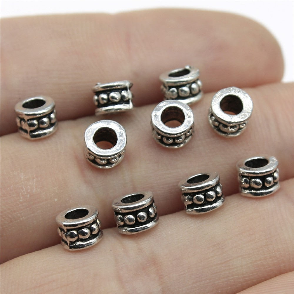 Antique Silver Spacer Beads (20/pack)