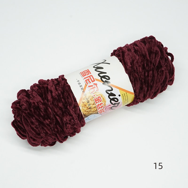 Chenille Velvet Acrylic Blended Yarn Anti-Pilling/Anti-Static/Eco-Friendly