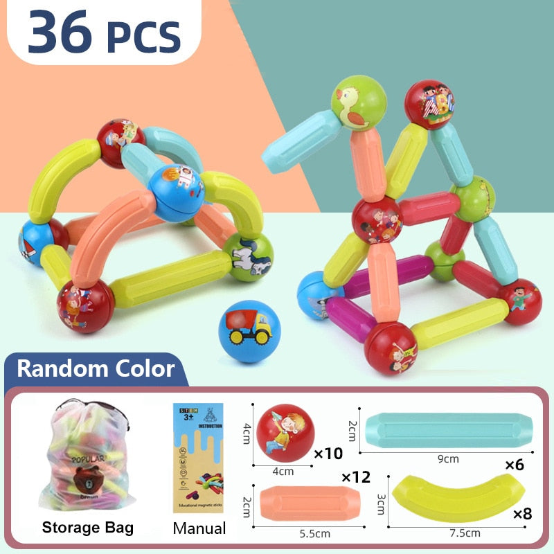 Magic Magnetic Building Blocks