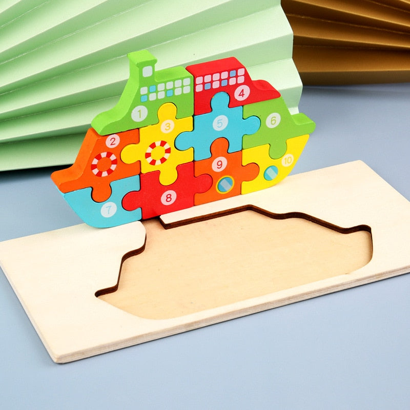 Montessori Wooden Puzzles