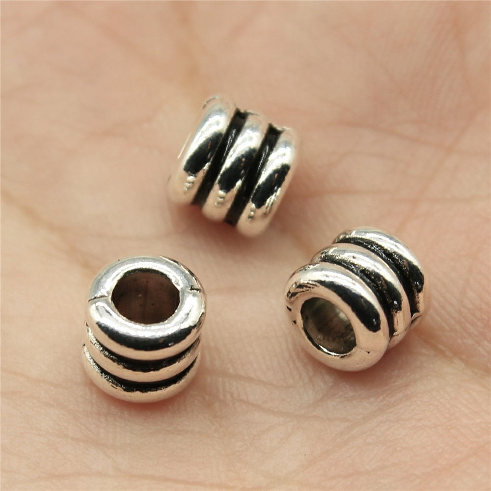 Antique Silver Spacer Beads (20/pack)