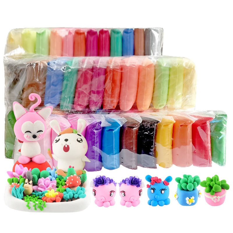 36 Color/Set Light Clay Plasticine