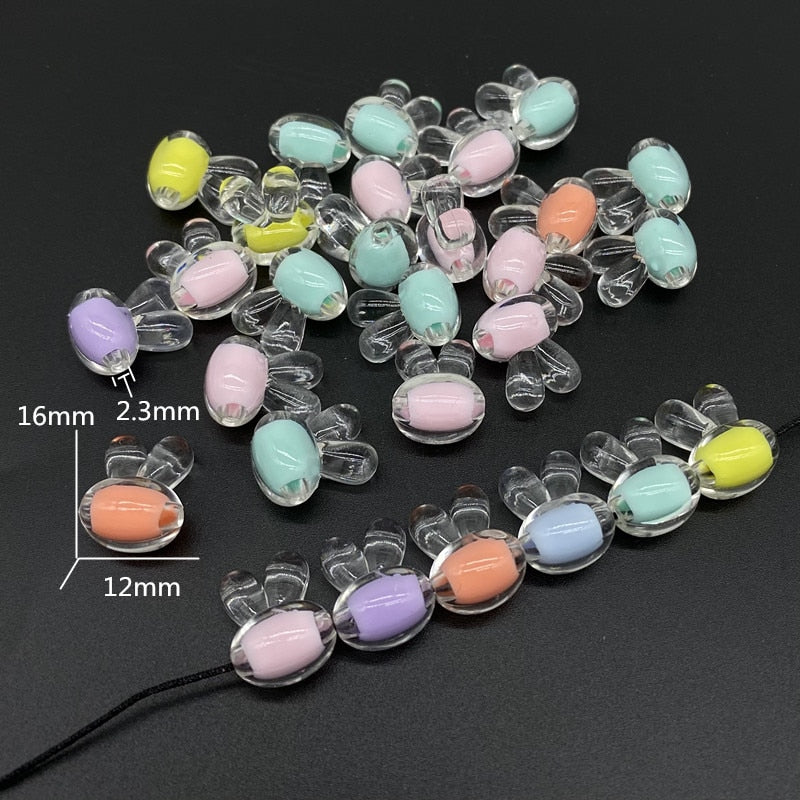 Acrylic Beads (shape/color options, 20/pack)