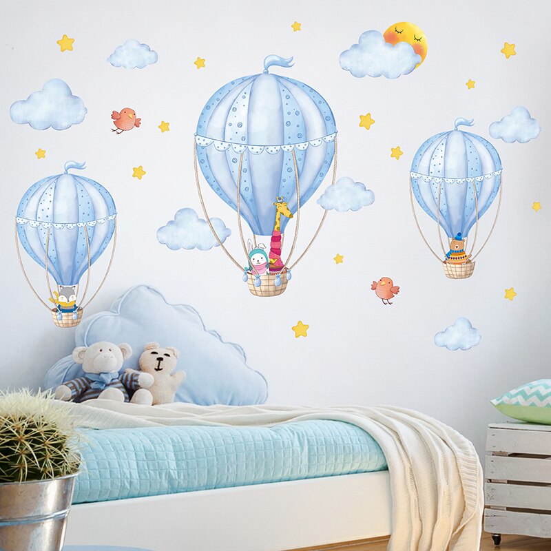 Hot Air Balloons Wall Stickers