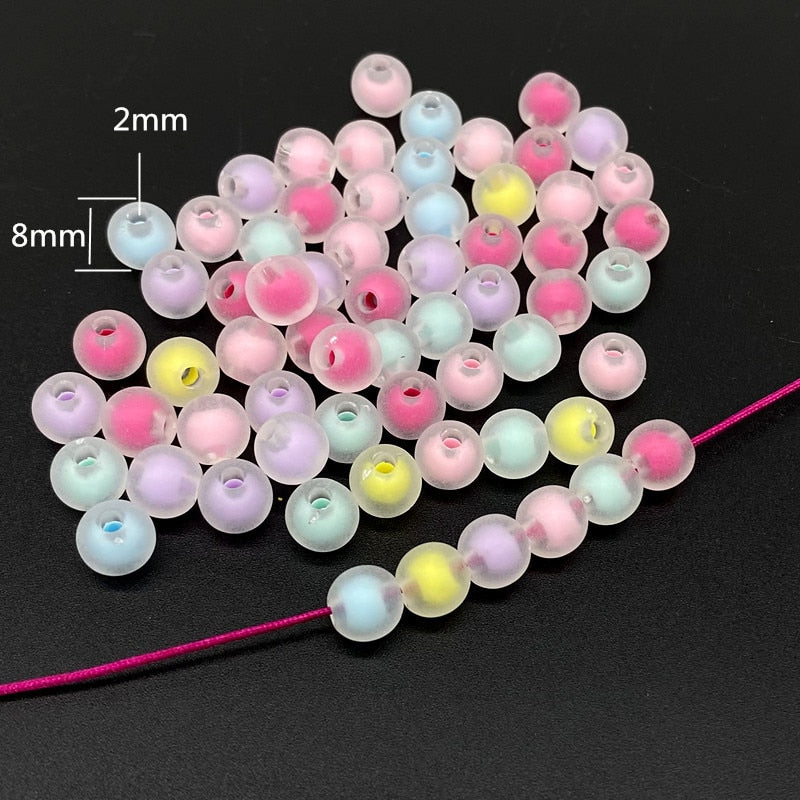 Acrylic Beads (shape/color options, 20/pack)