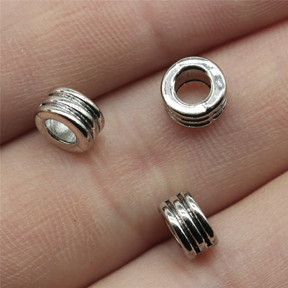 Antique Silver Spacer Beads (20/pack)