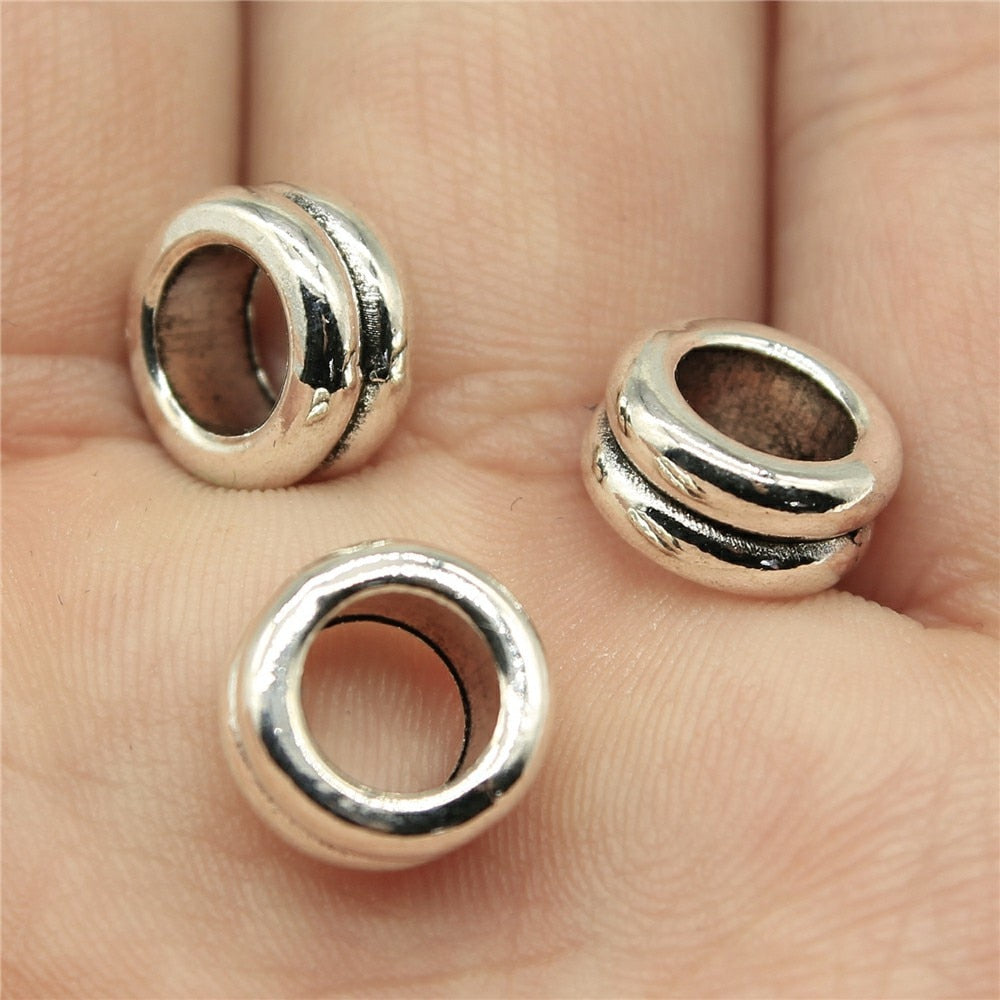 Antique Silver Spacer Beads (20/pack)