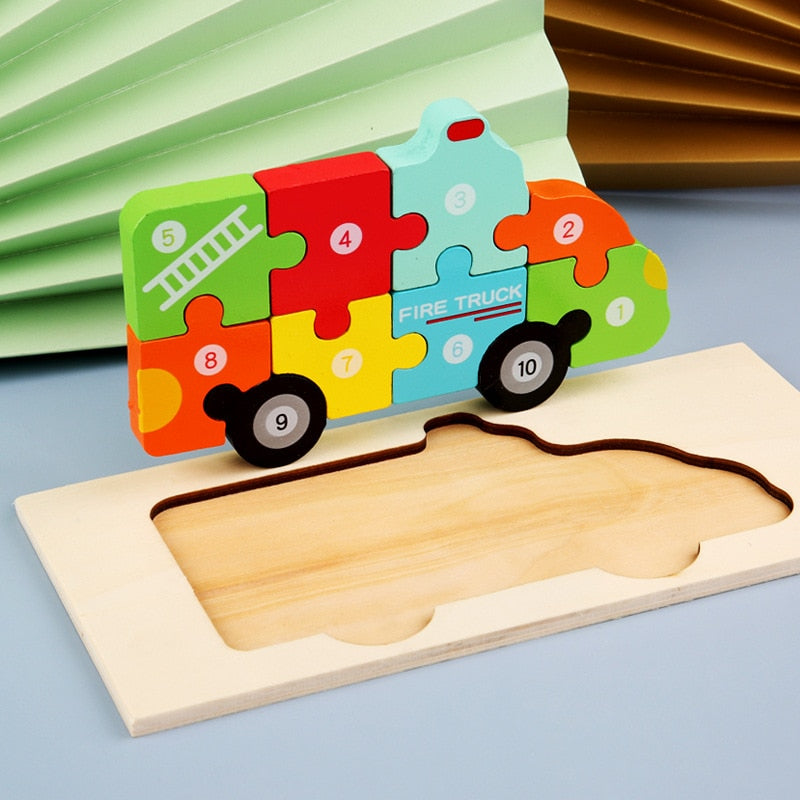 Montessori Wooden Puzzles