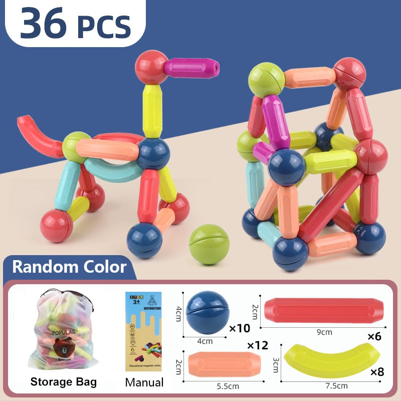 Magic Magnetic Building Blocks