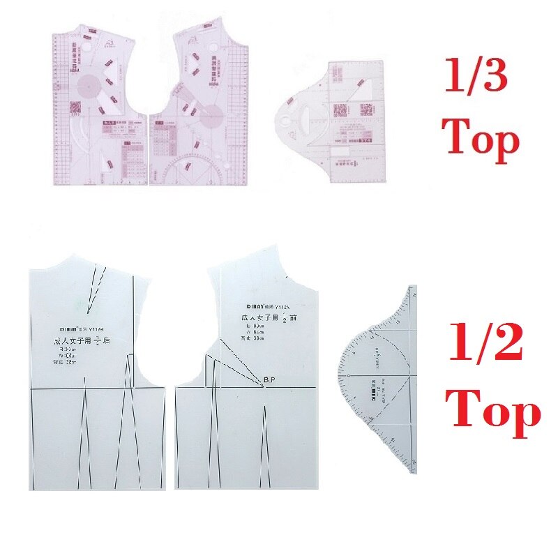 Fashion Ruler Pattern Making for Doll/Small Clothing