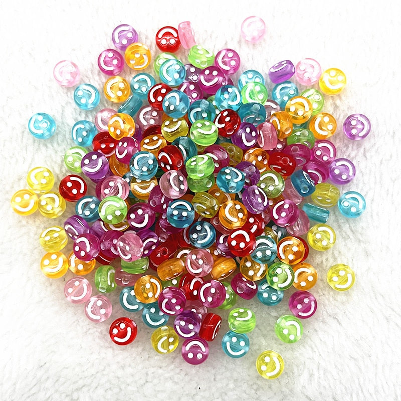 Alphabet Letter Beads (100/pack, color options)