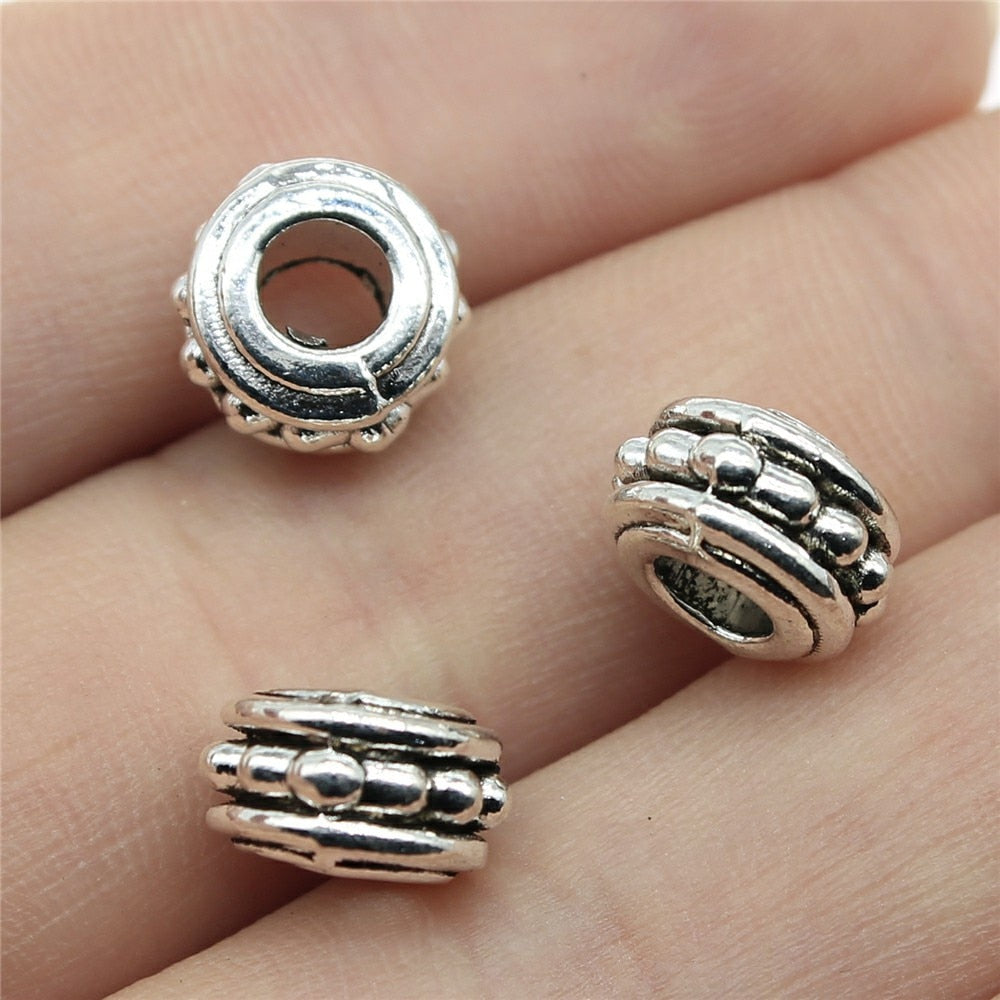 Antique Silver Spacer Beads (20/pack)