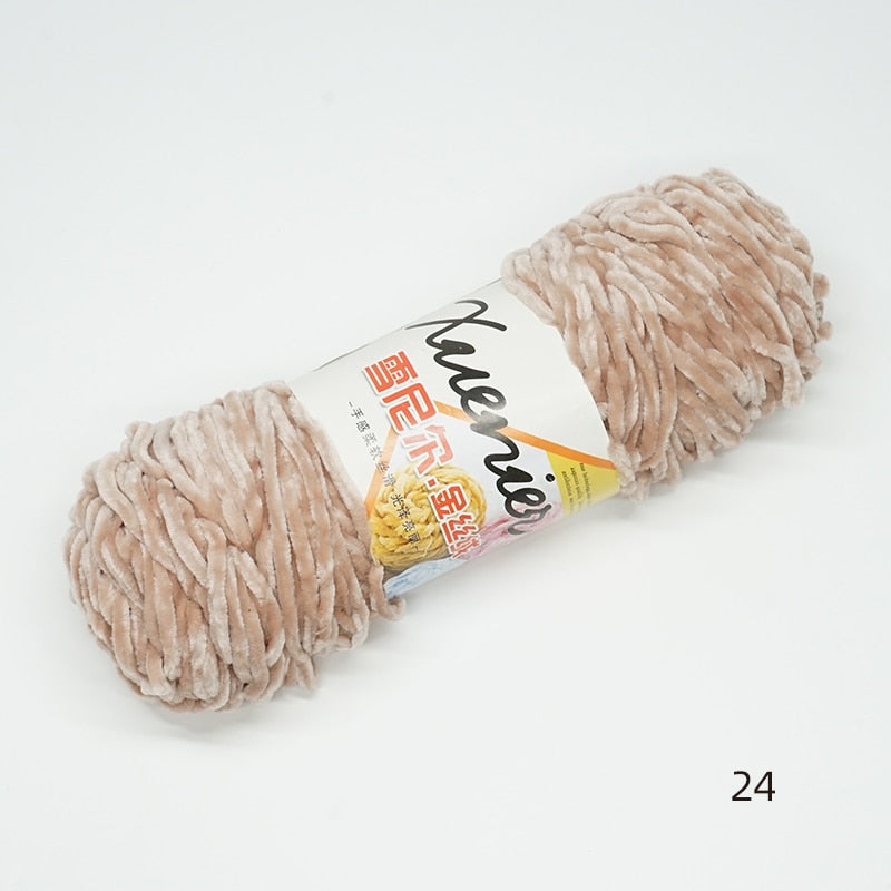 Chenille Velvet Acrylic Blended Yarn Anti-Pilling/Anti-Static/Eco-Friendly