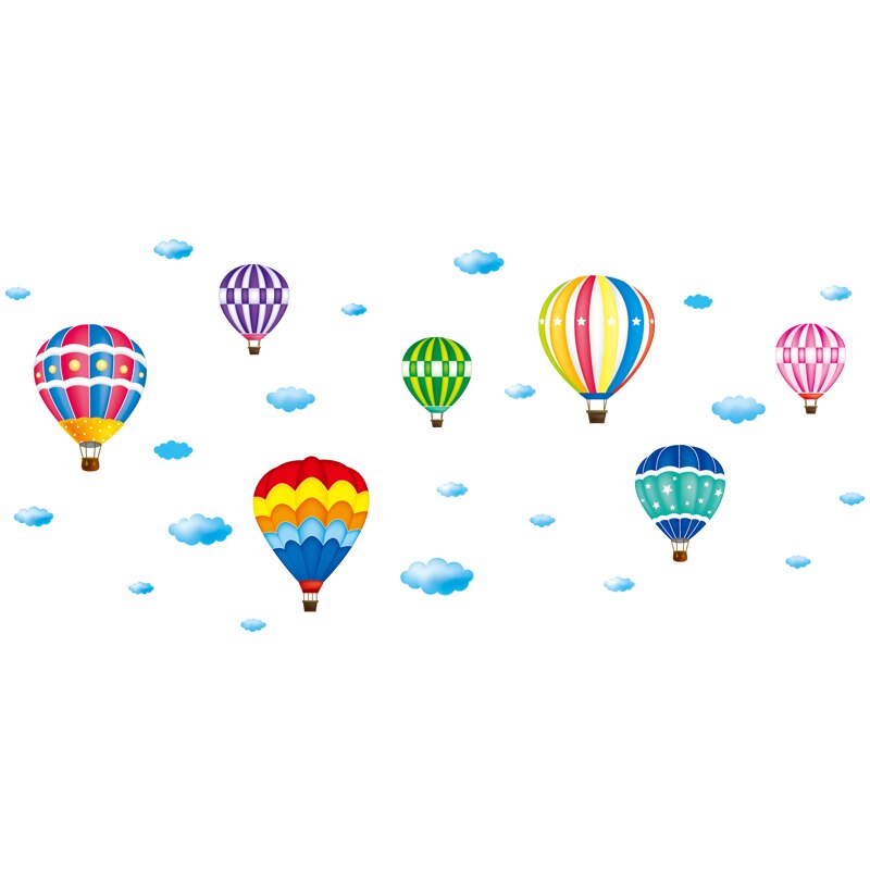 Hot Air Balloons Wall Stickers