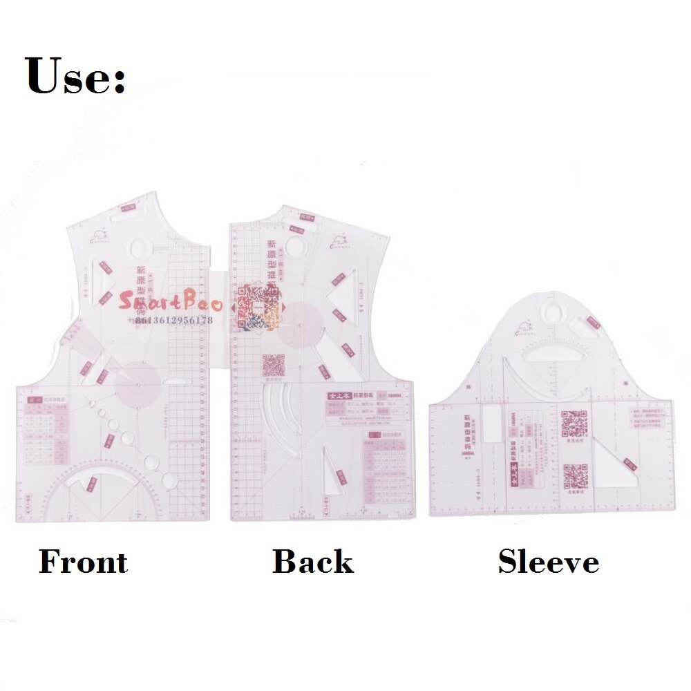 Fashion Ruler Pattern Making for Doll/Small Clothing